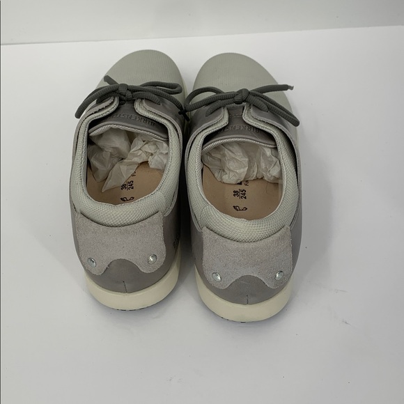 Birkenstock Minot sneaker shoe lace-up comfort gray off white wineb new 38 7 - Picture 6 of 9